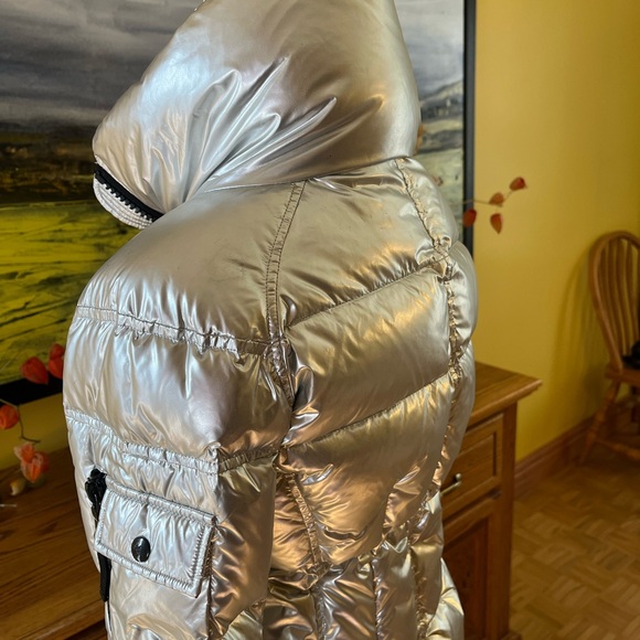 SAM Freestyle Iconic Silver Puffer Jacket - Picture 9 of 14